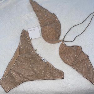 OSÉREE embellished bikini set